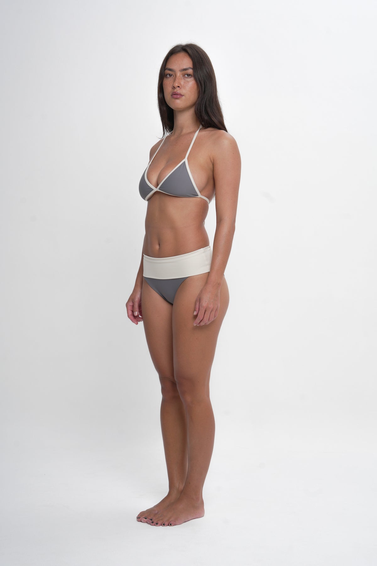 Dune Triangle Top- Grey