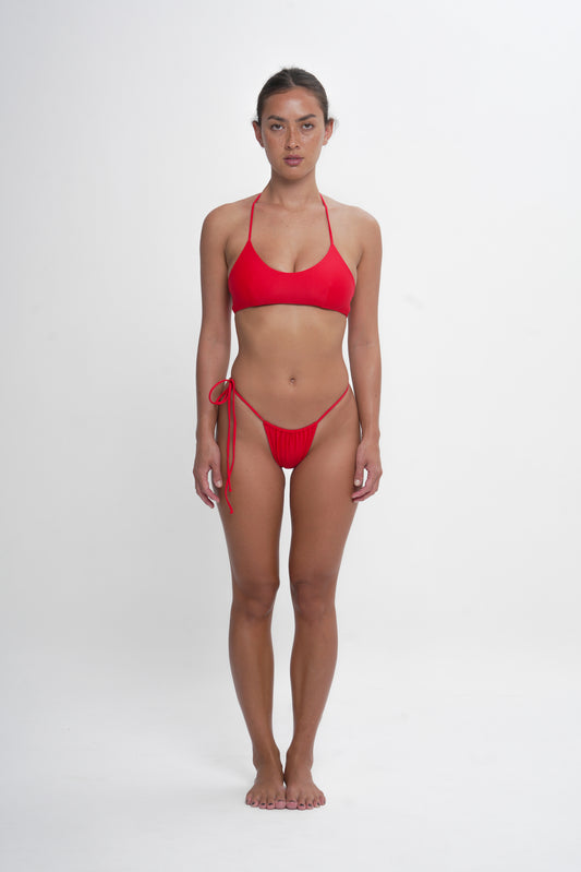 Mali String Brief - Poppy
