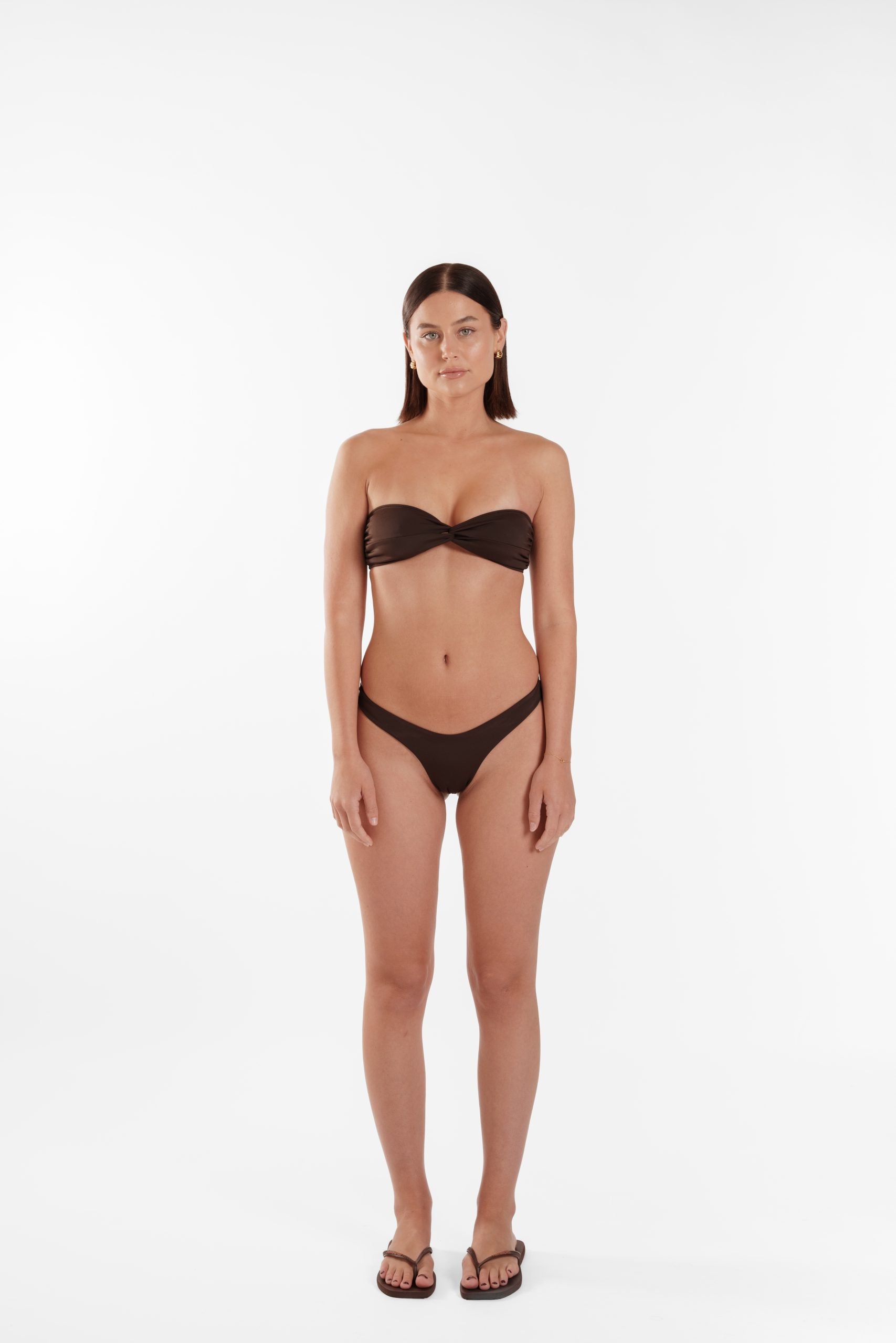Bel Bikini Brief - Chocolate