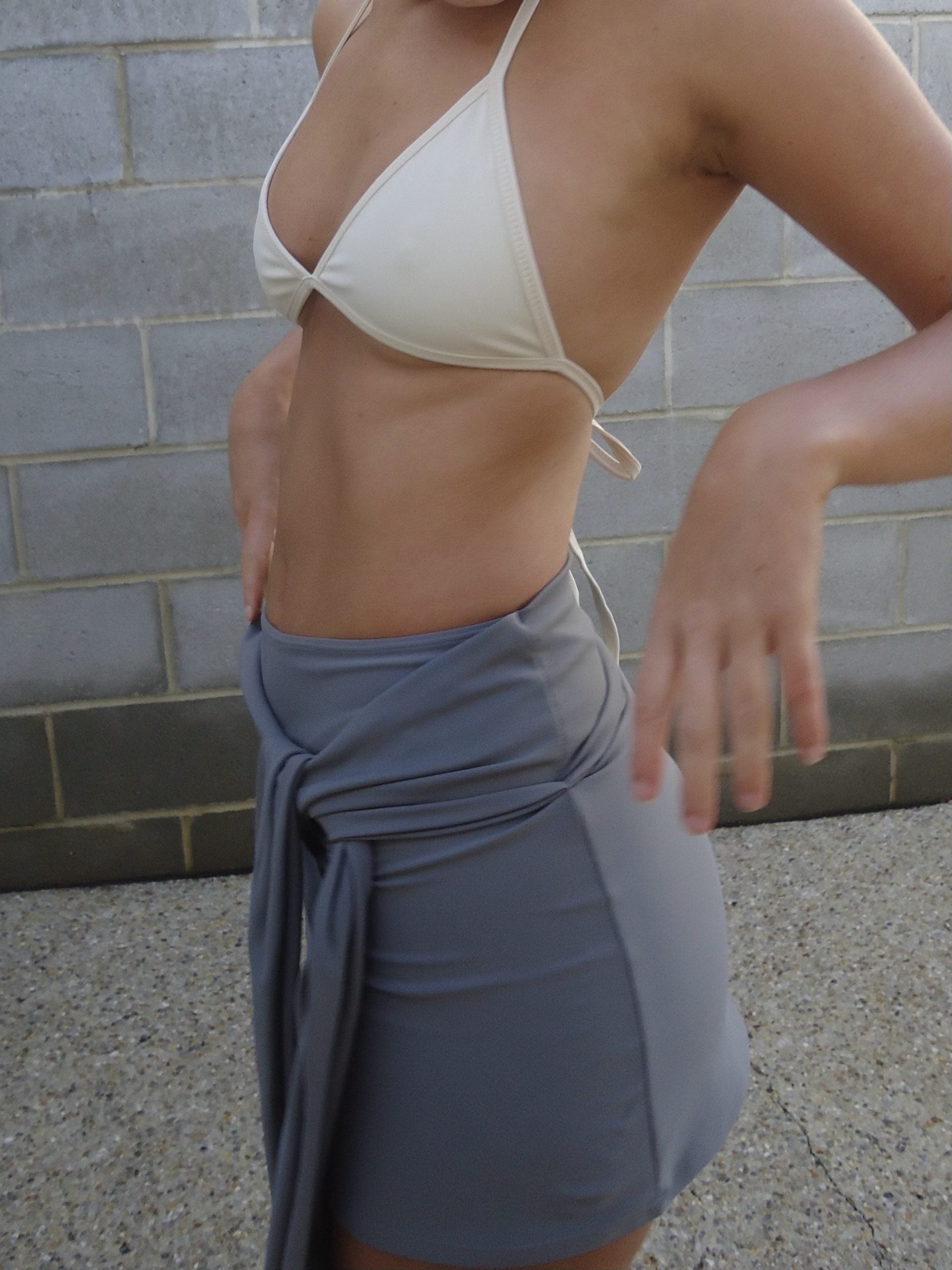 Dune Triangle Top- Stripe